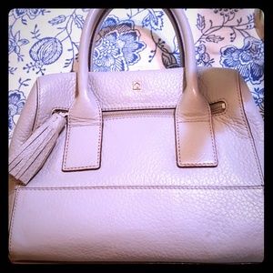 Kate Spade light gray satchel